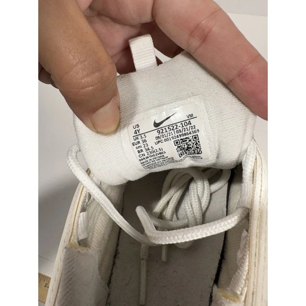 Nike Air Max 97 (GS) Big Kids' 4 Y Shoes White-Metallic Silver‎ 921522-104 Shoes
